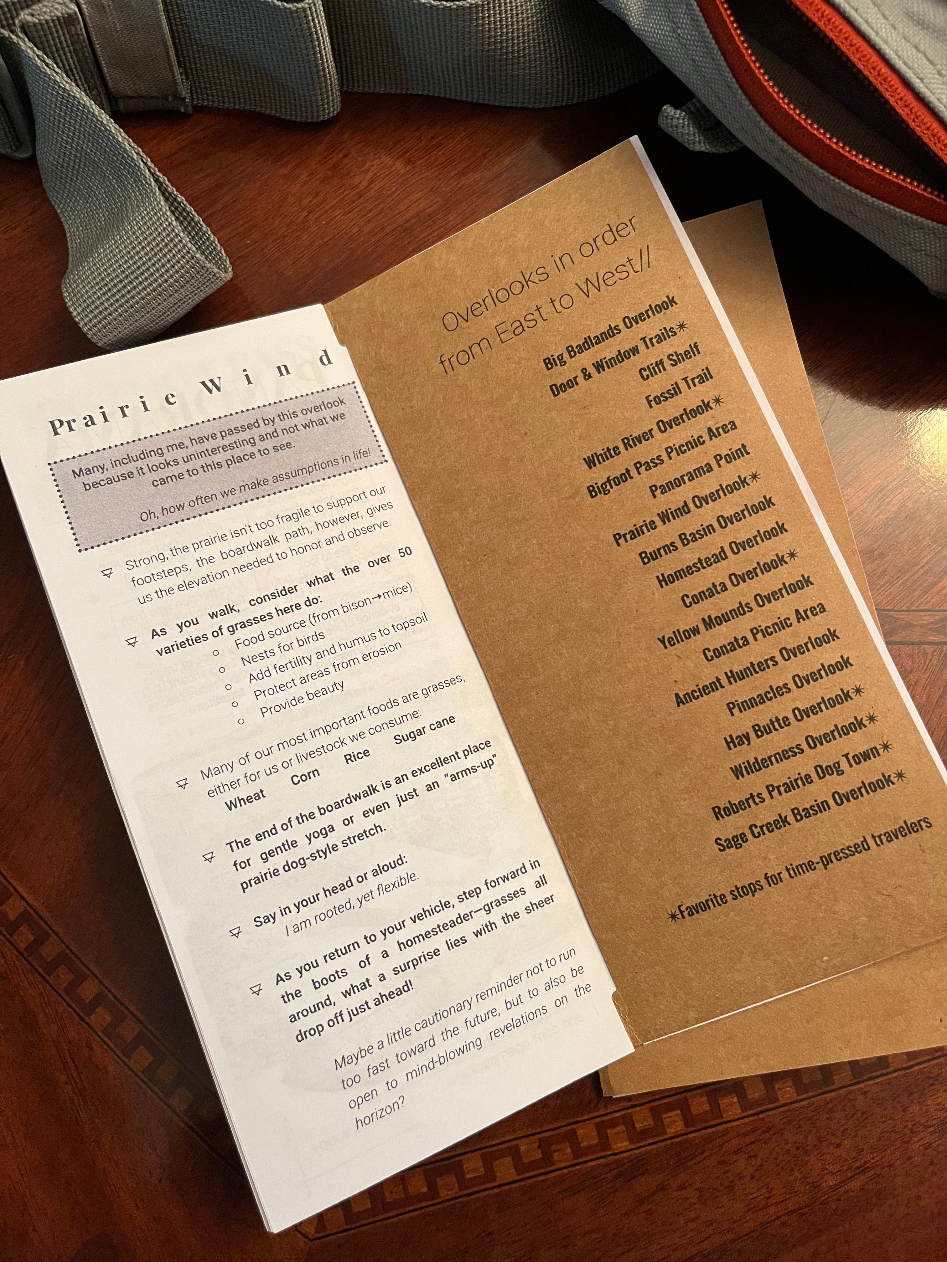 Badlands Reflections Booklet